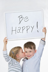 children want to be happy