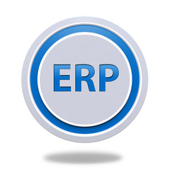 ERP circular icon on white background