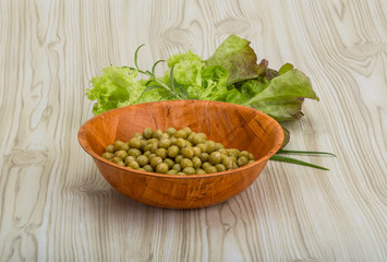 Marinated peas