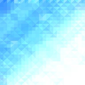 Abstract Minimal Background With White And Blue Pixels