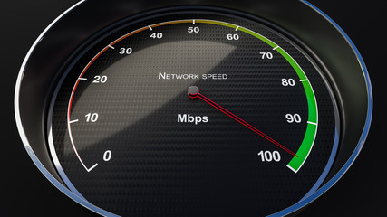 Network speed indicator