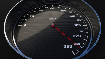 Tachometer.