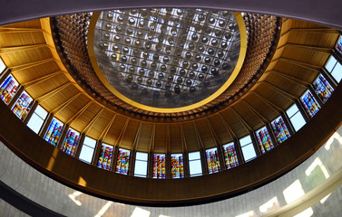 stained glass ceiling