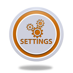Setting circular icon on white background