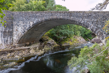 Fototapeta na wymiar Old Scottish Stone Bridge