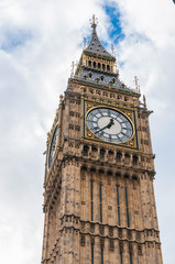 Fototapeta na wymiar Big Ben Clock Tower in London