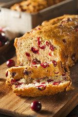 Homemade Festive Cranberry Bread