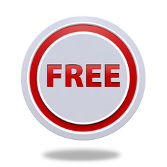 free circular icon on white background