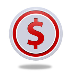 Obraz premium money circular icon on white background
