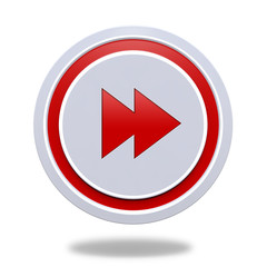 scroll circular icon on white background