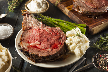 Homemade Grass Fed Prime Rib Roast