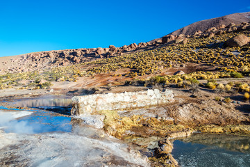 Landscape at El Tatio Geyser