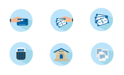 Flat Finance Icons