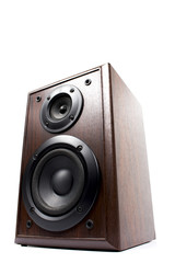 Obraz premium sound speaker on white background.