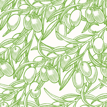 green seamless background with olives