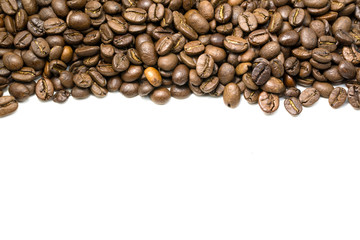 roasted coffee beans, can be used as a background