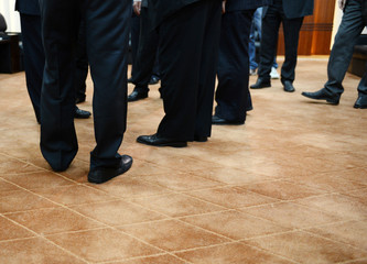 Obraz premium businesspeoples standing together