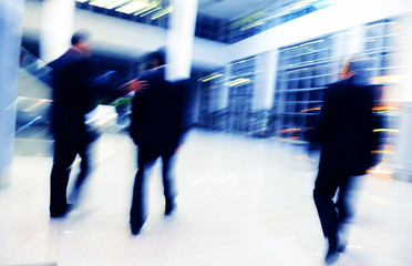 businesspeople walking