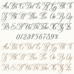 Obraz premium Tattoo font