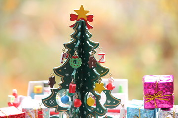 クリスマスツリーと小物