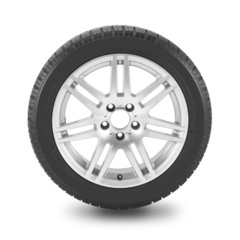 Snow tyre / with clipping Path