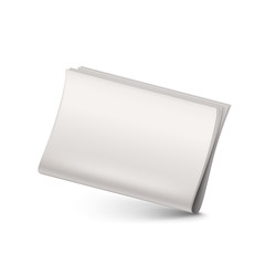 stack of blank newspapers