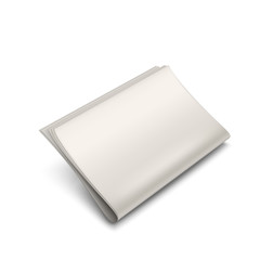 stack of blank newspapers