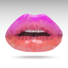 Find Similar ImagesLips Abstract polygonal
