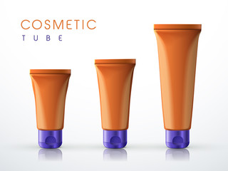 cosmetic packaging tube set