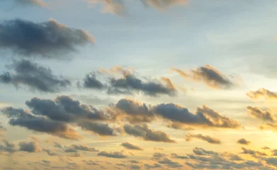 Selbstklebende Fototapete Himmel Sonnenuntergang Himmel und Wolke