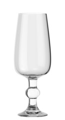 Empty wine glass on white background isolated