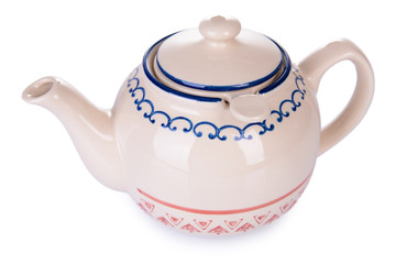 Teapot isolated on white