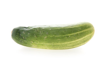 cucumber green vegetable isolated on white background