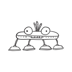Retro Cartoon Robot