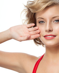 Naklejka premium woman beauty