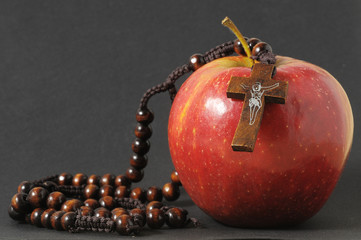 Bible Eva's Sin Red Apple