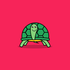 Cute turtle cartoon.