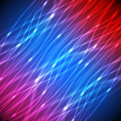 Abstract background of colorful neon diagonal lines