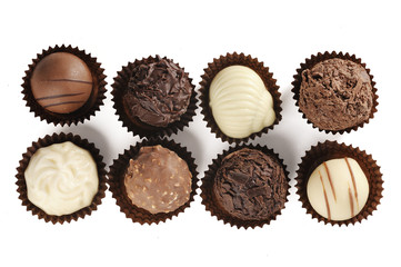 assortment of fine chocolates