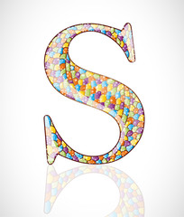 Abstract letter S. Illustration 10 version