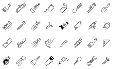 Tool icon set