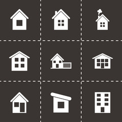 Vector house icon set