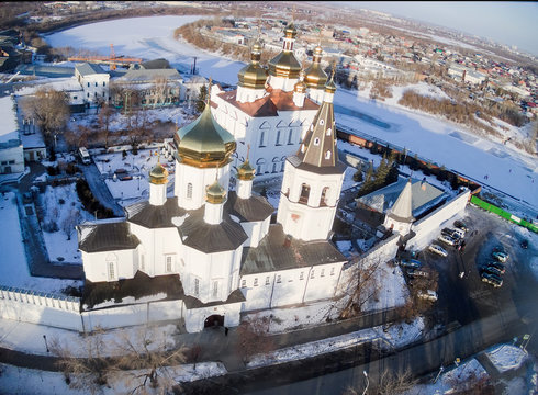 Aerial view on Holy Trinity Monastery