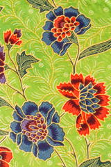 Flower fabric background