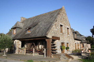 Fototapeta na wymiar moulin breton