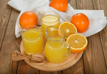 Fresh orange juice