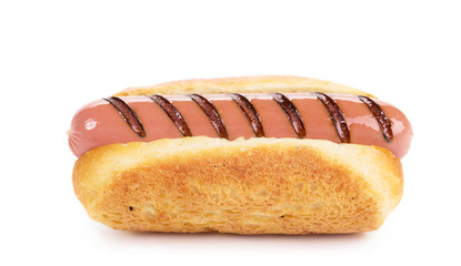 Hotdog with sausage