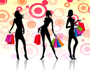 shopping women