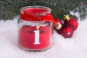 erster advent im schnee