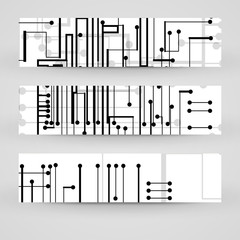 Vector banner set for your design